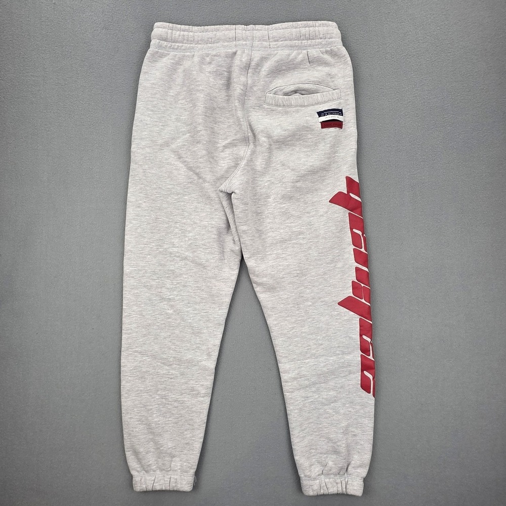 Aaliyah X Shoe Palace Mens Medium Grey Heather Fleece Jogger Sweatpants - Picture 2 of 9